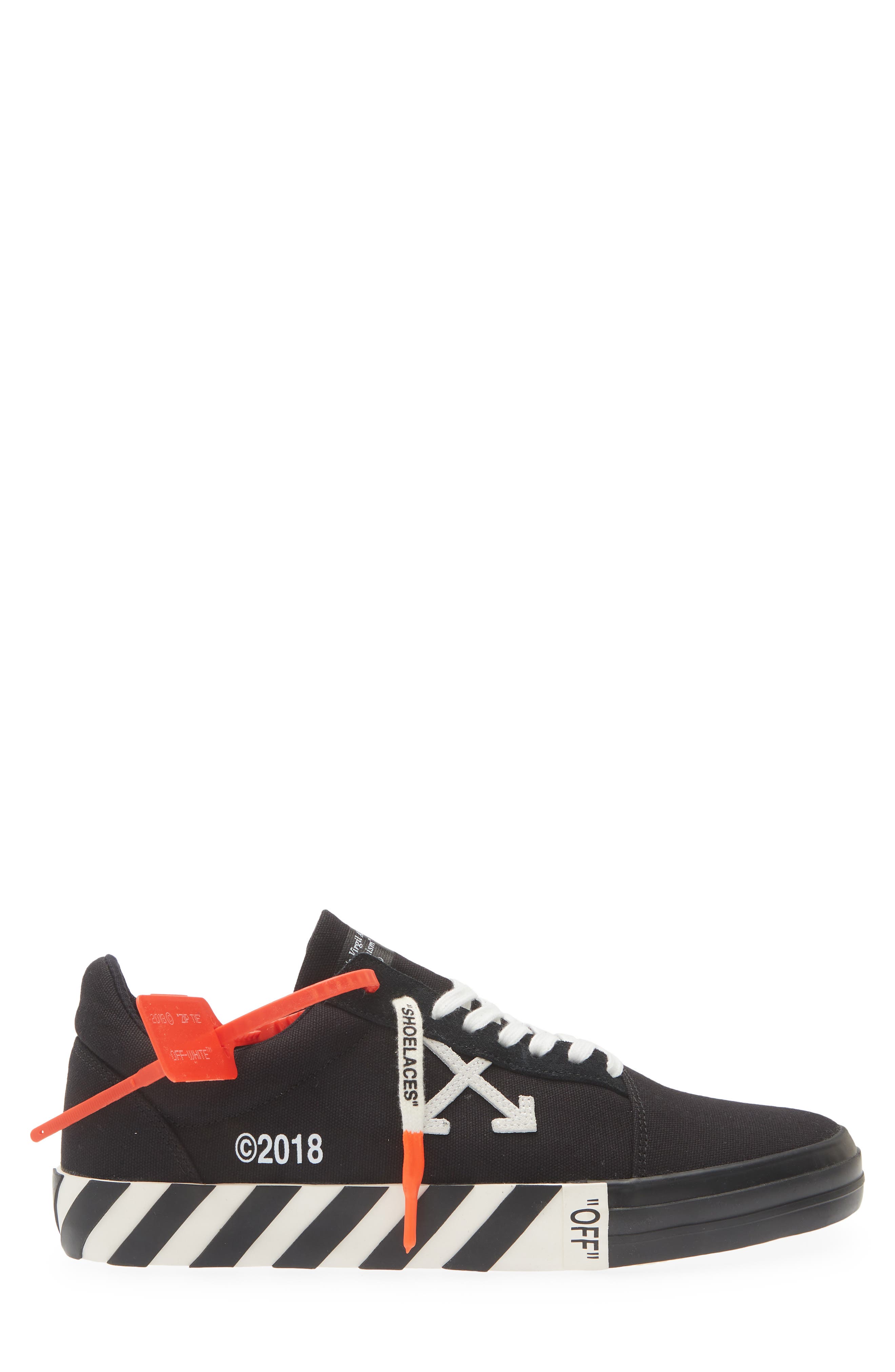 Off-White <p>Vulcanized Low Top Sneaker (Men)</p>, Alternate, color, 