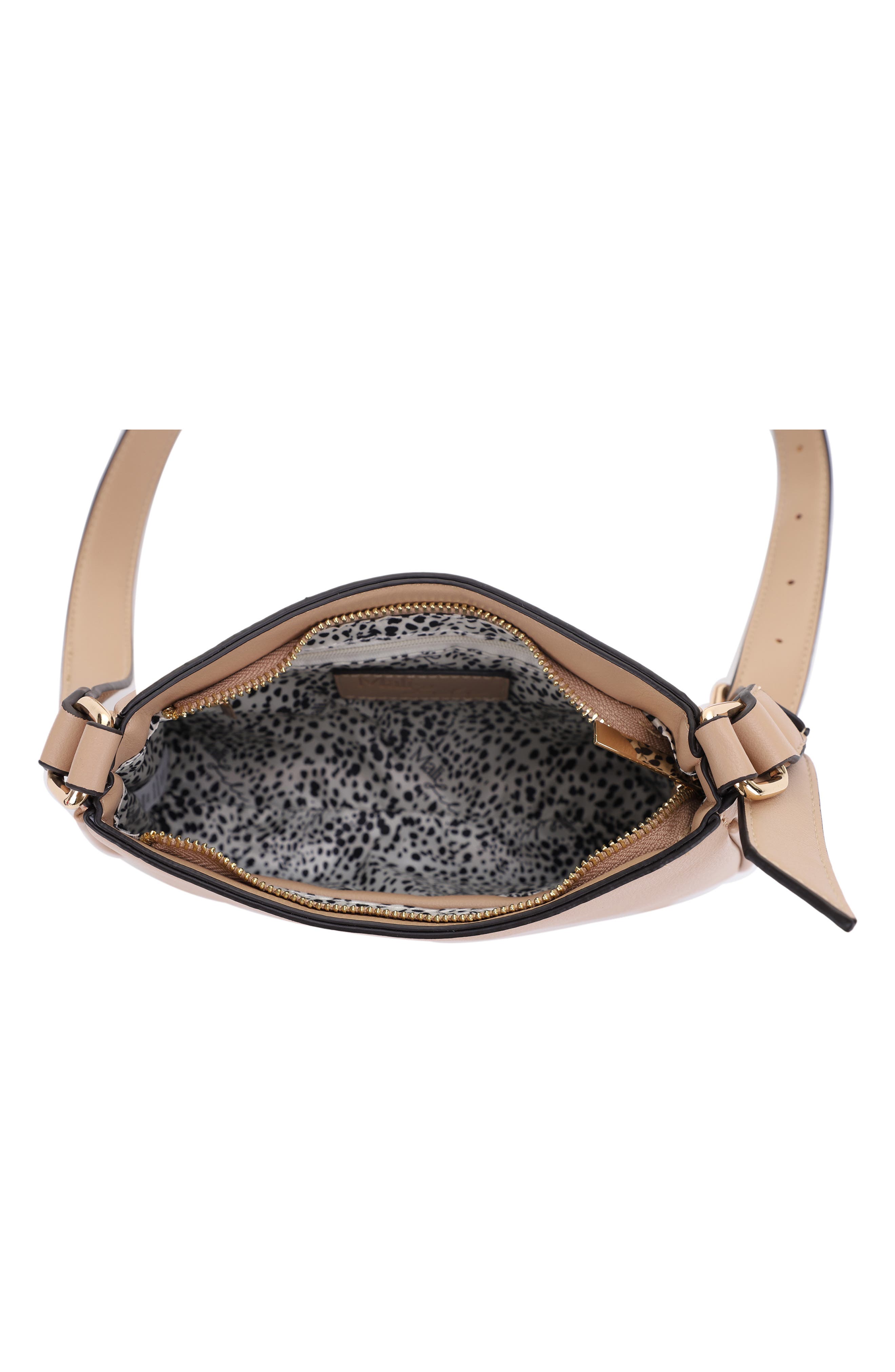 Alana Recycled Vegan Leather Convertible Crossbody Bag, Alternate, color, CAMEL