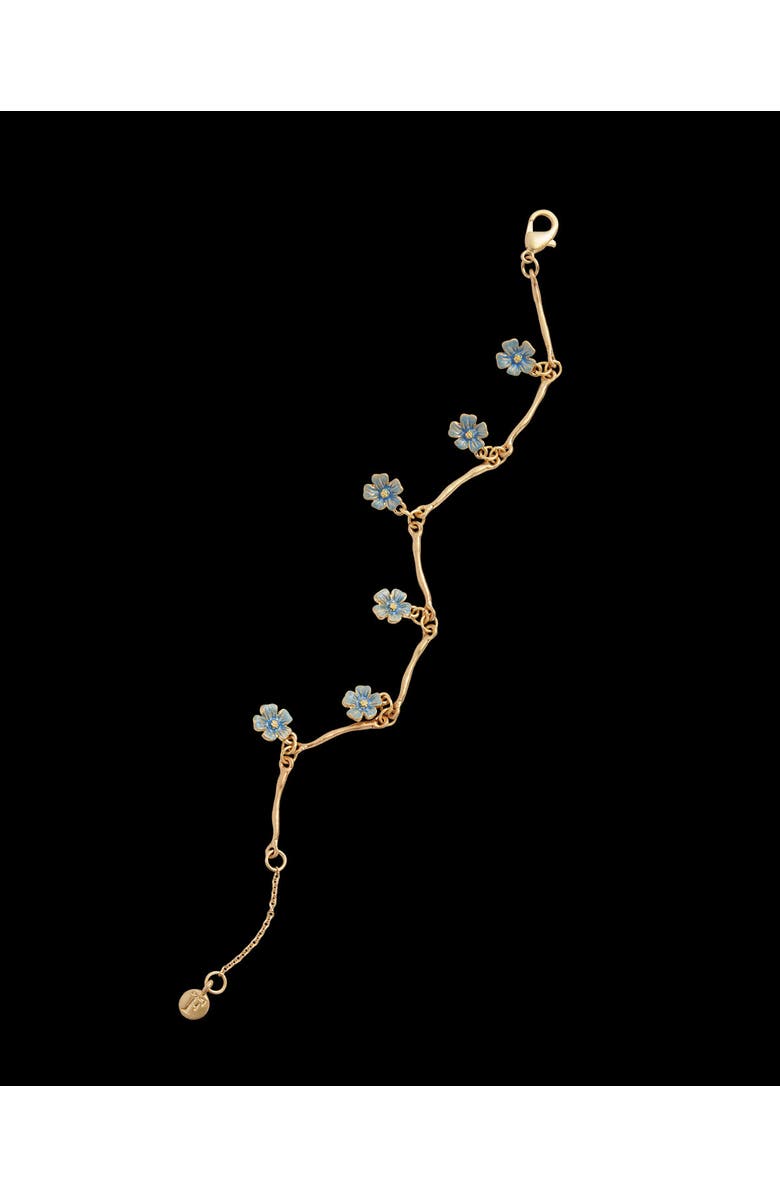 Fable England Forget-Me-Not Bracelet, Alternate, color, Blue & Gold