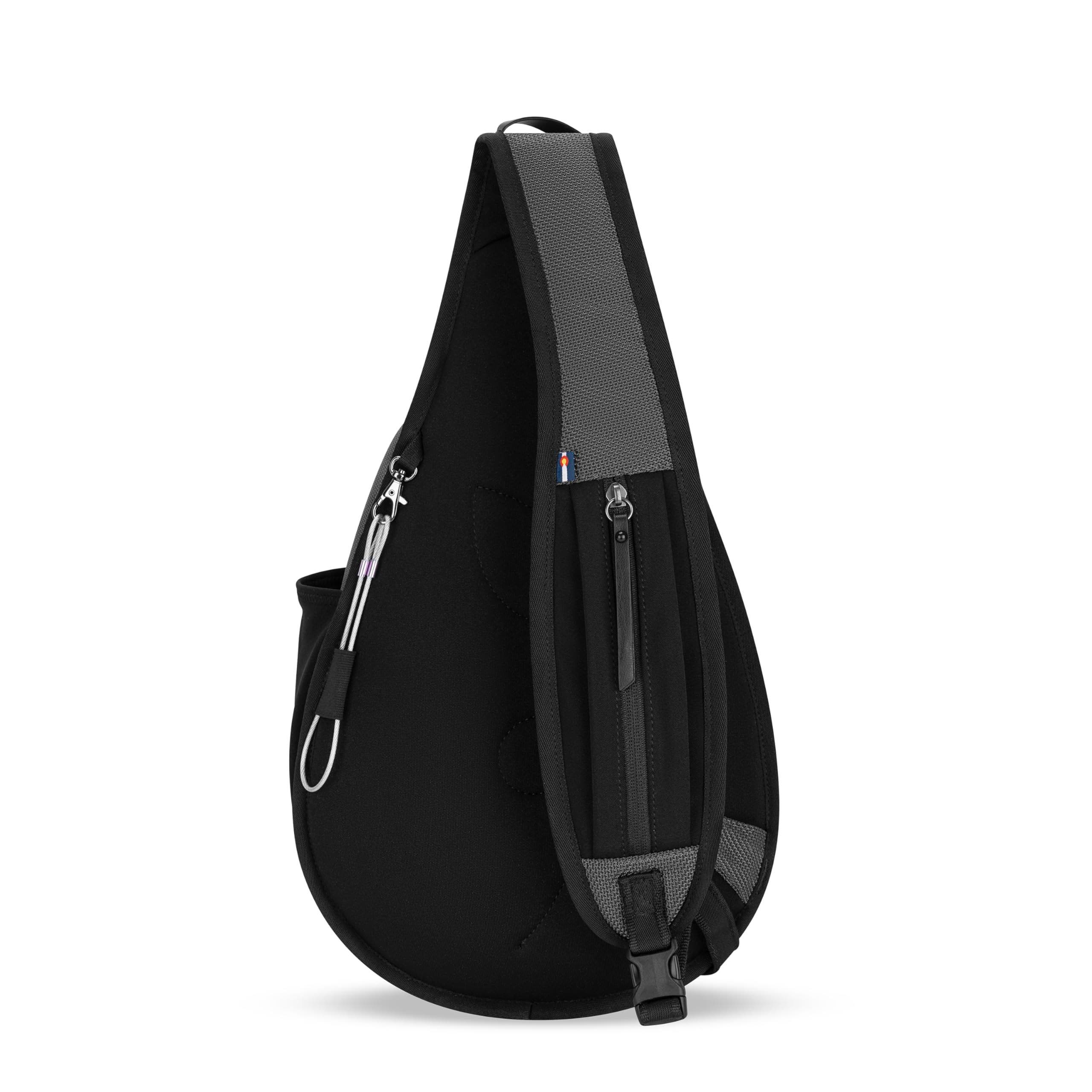 Sherpani Esprit Anti Theft RFID Protection Sling Bag, Fits 10'' Tablet, Sakura, Alternate, color, Granite