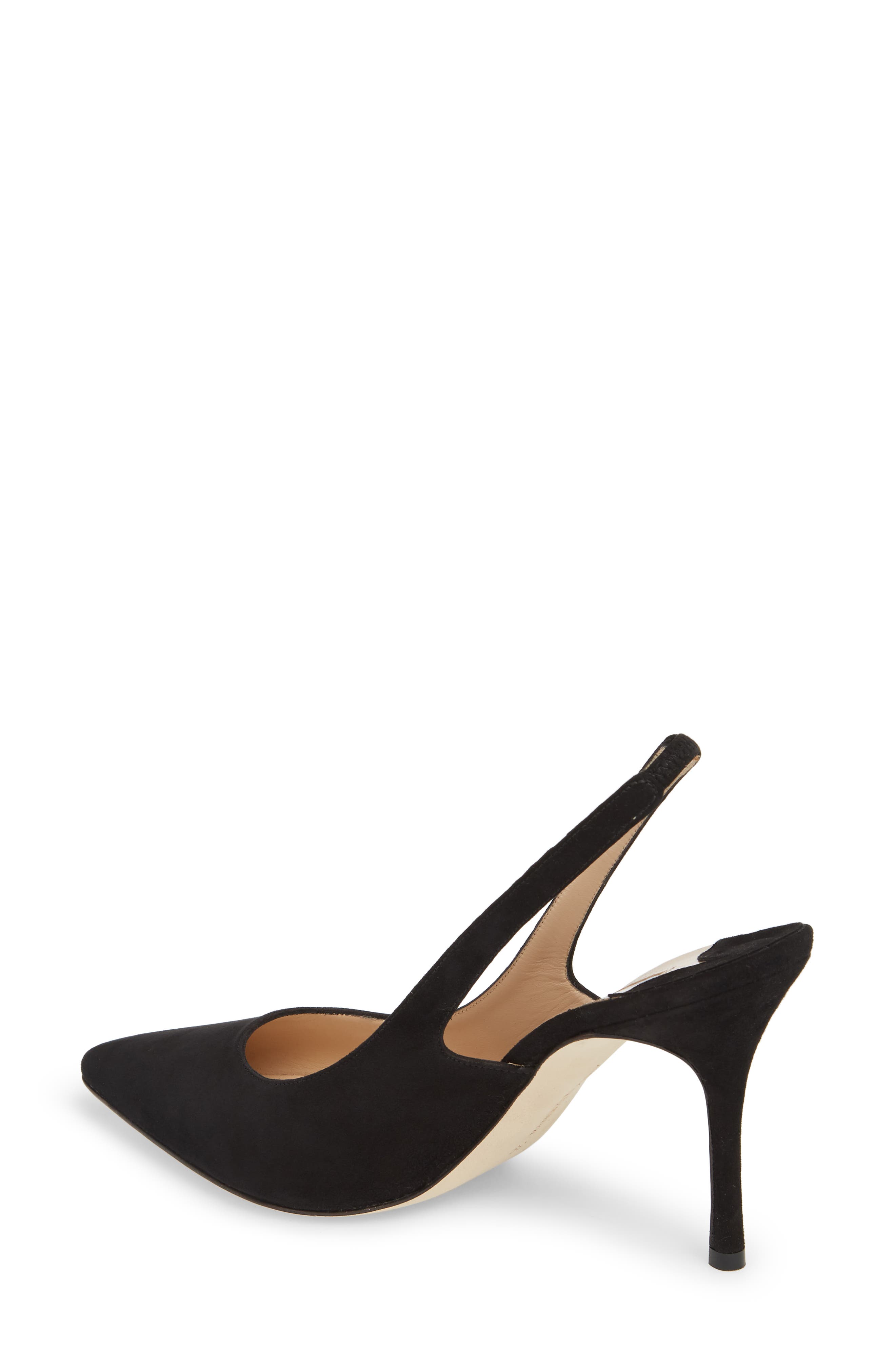 Manolo Blahnik Allura Slingback Pointed Toe Pump, Alternate, color, 