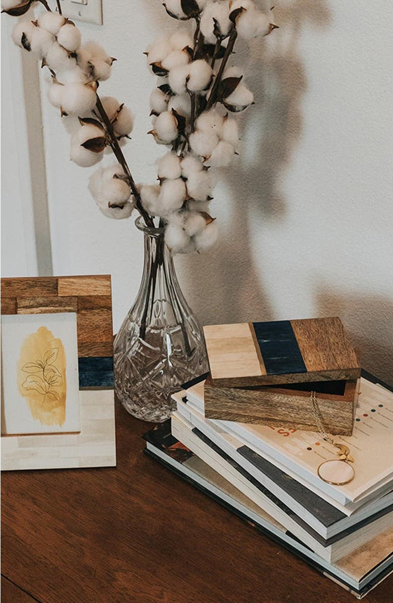 Matr Boomie Kaveri Picture Frame - Carved Bone, Wood, Alternate, color, Multicolor