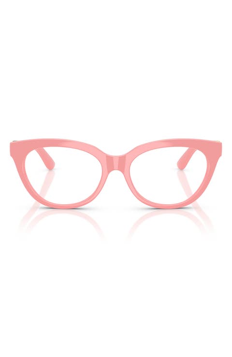Kids' 48mm Small Butterfly Optical Glasses