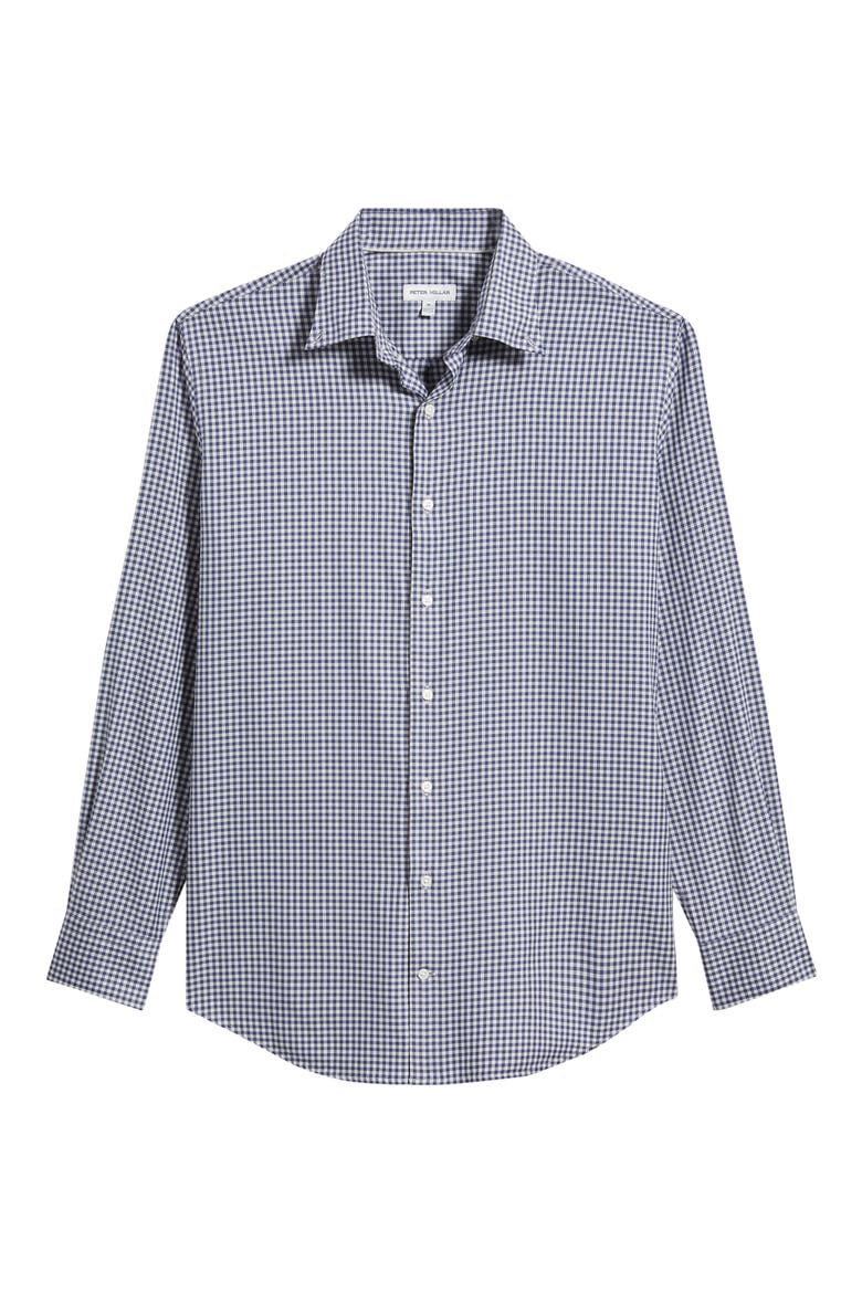 Liam Crown Soft Twill Sport Shirt, Alternate, color, NAVY