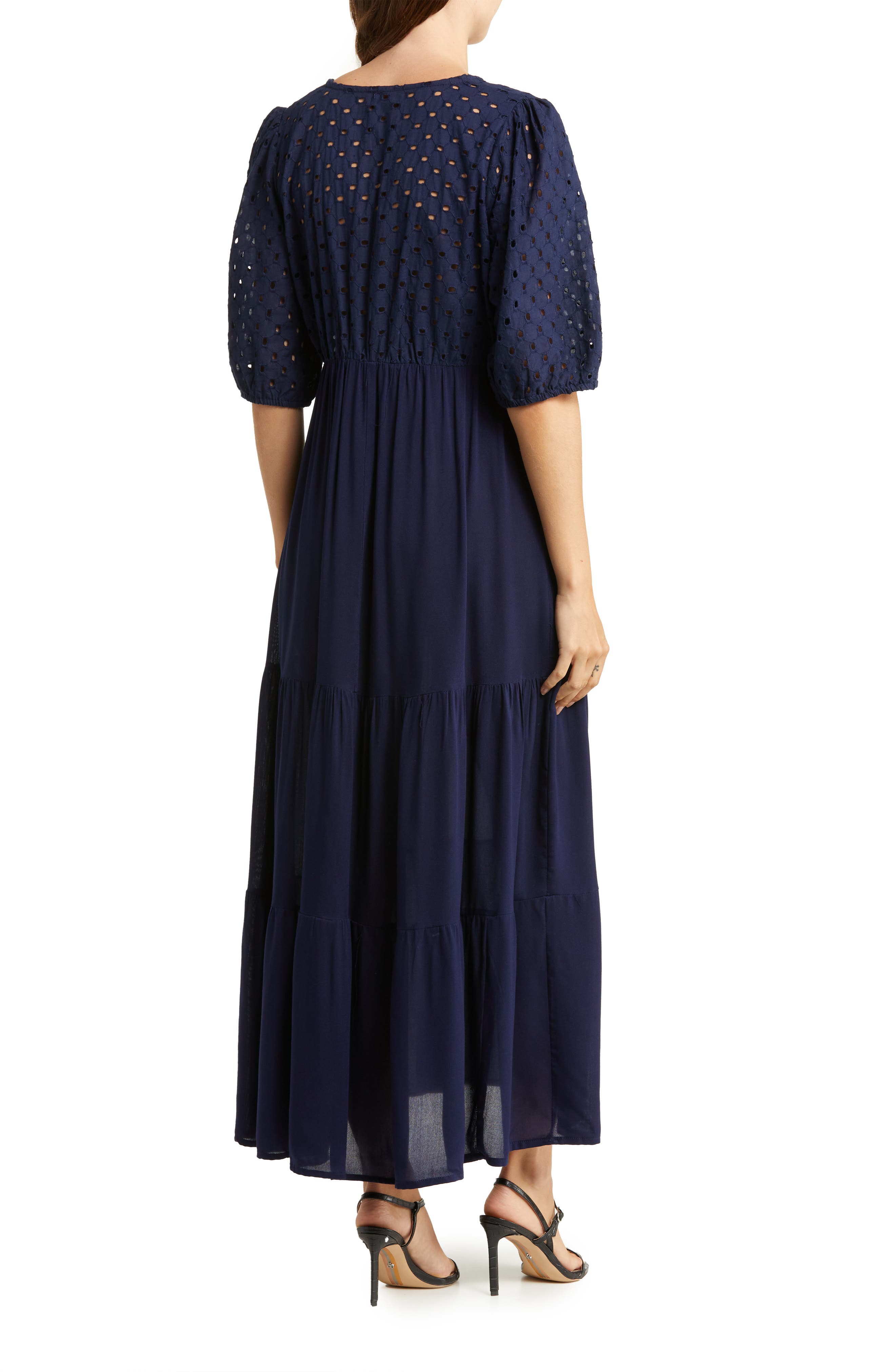 Tiered Short Sleeve Maxi Dress - image 4
