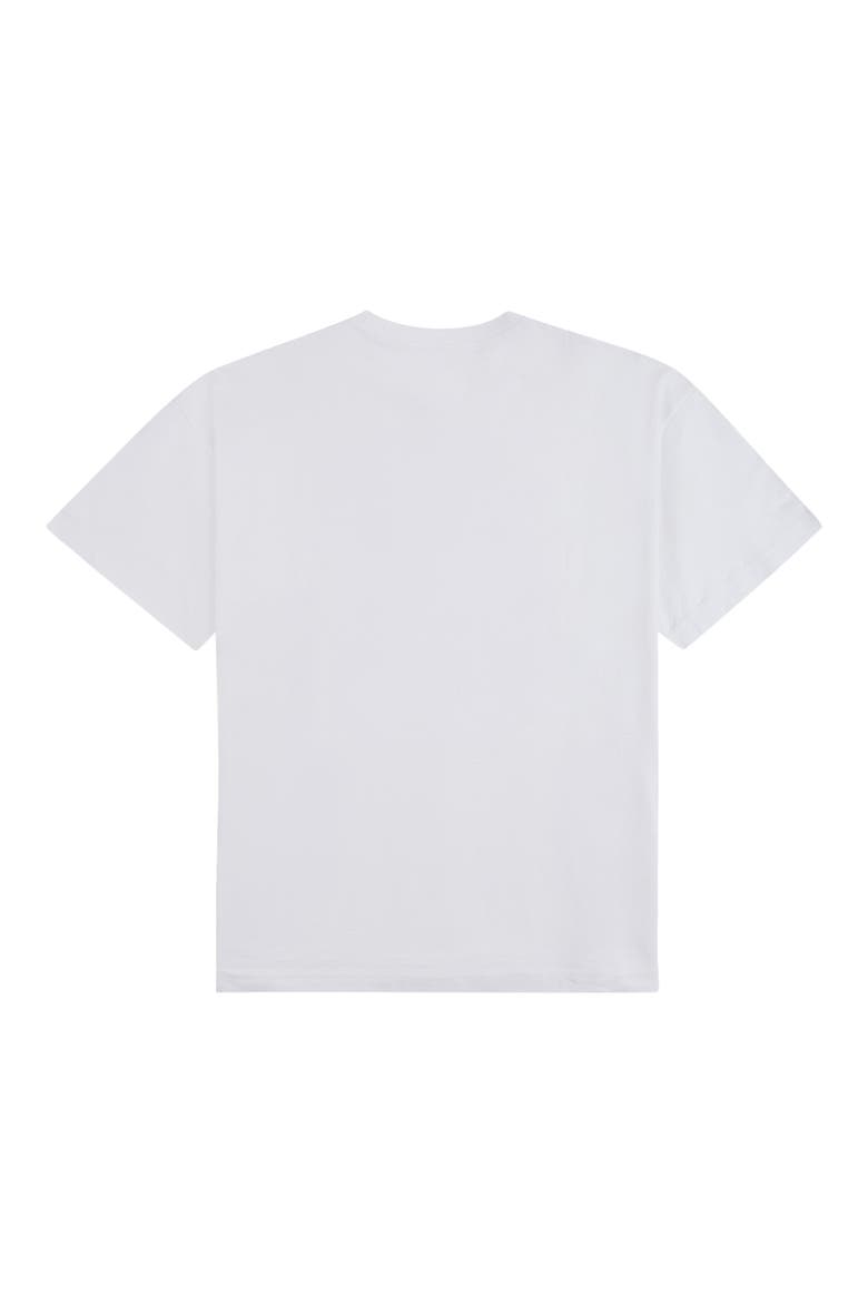 Double Flower Graphic T-Shirt, Alternate, color, WHITE