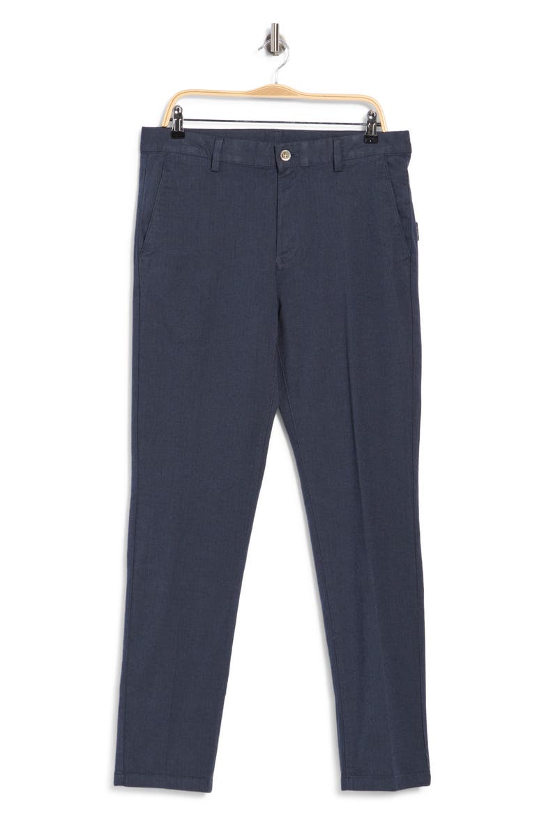Soft Brushed Slim Leg Chino Pants, Alternate, color, NAVY BLAZER