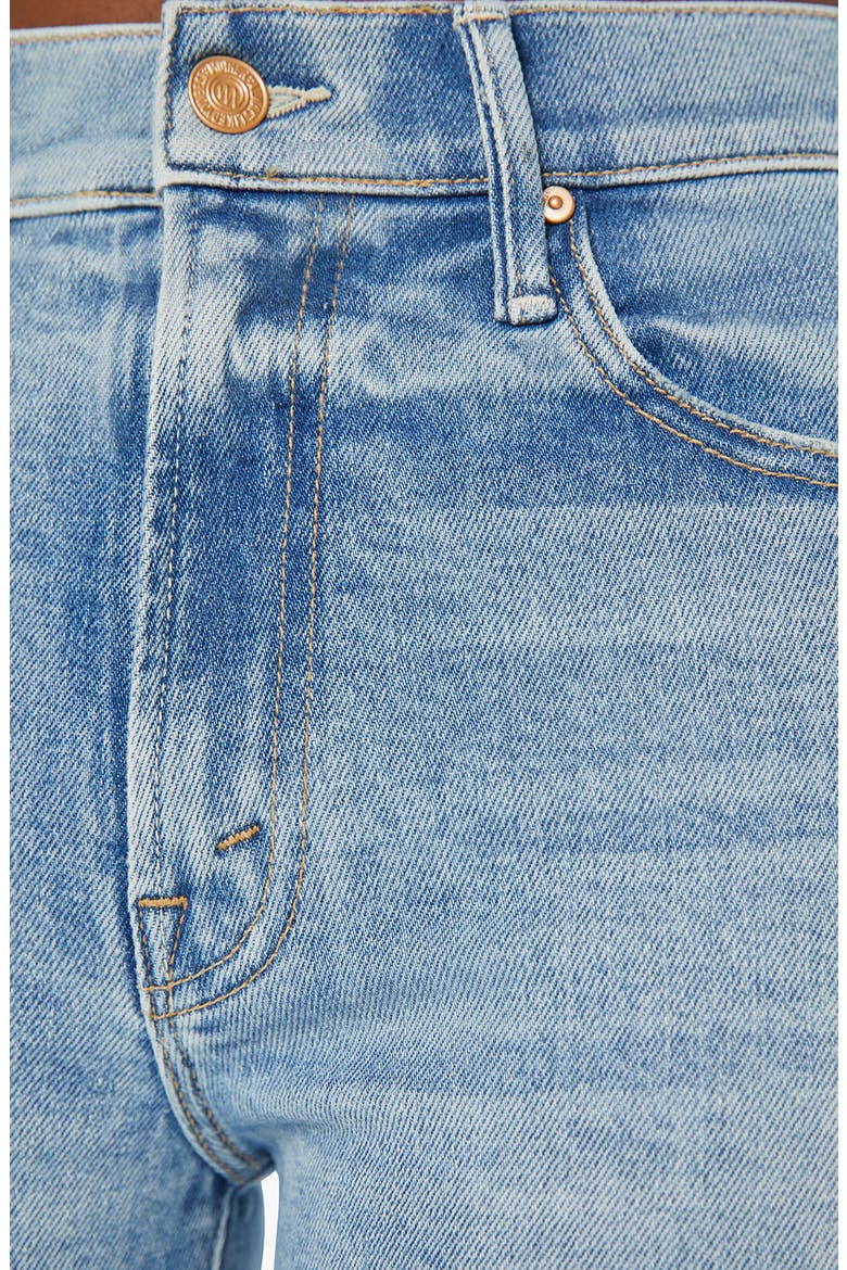 The Insider Flood High Waist Frayed Hem Bootcut Jeans, Alternate, color, PEAK A BOO