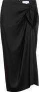 Stella McCartney Tie Front Satin Skirt