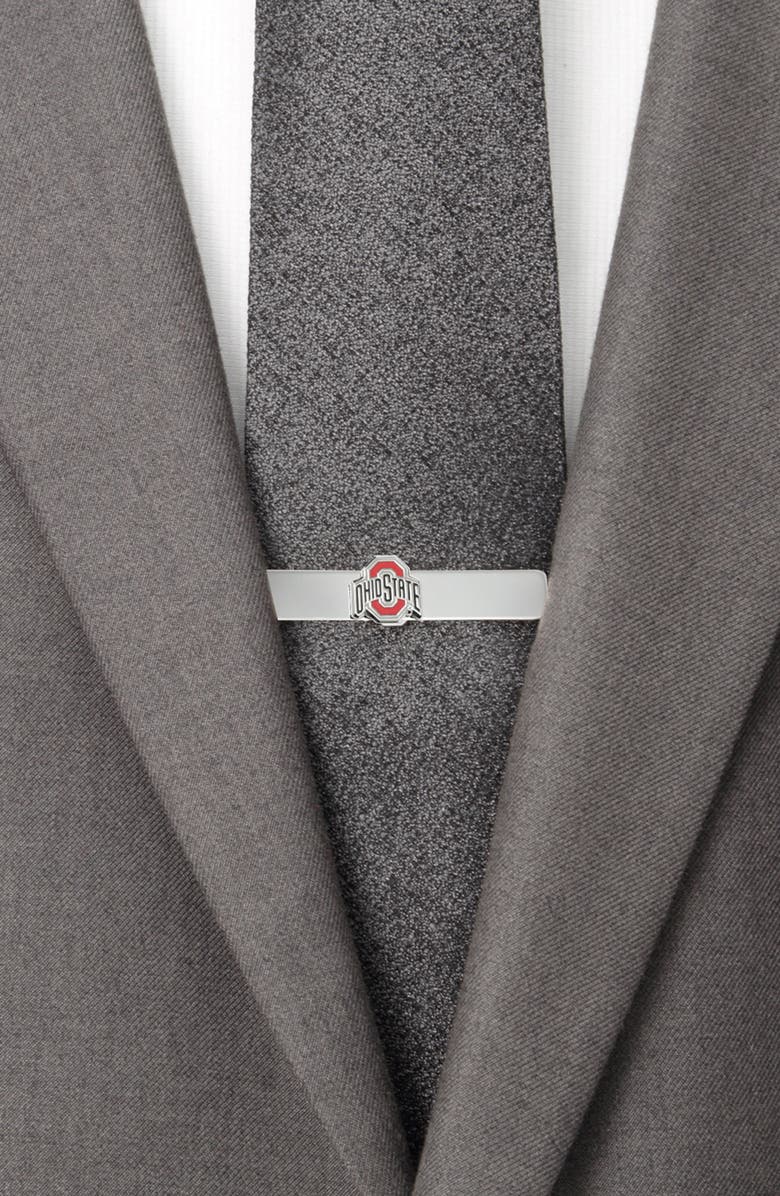 Cufflinks, Inc. NCAA Ohio State Buckeyes Cuff Links & Tie Bar, Alternate, color, 