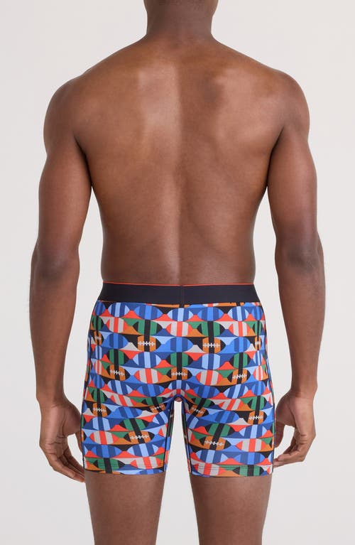 Saxx Multisport Performance Mesh Boxer Briefs In Blue