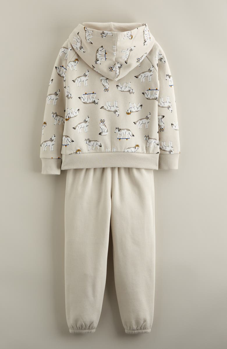 Tucker + Tate Kids' Print Hoodie & Joggers Set, Alternate, color, Grey Wolf Pals- Grey