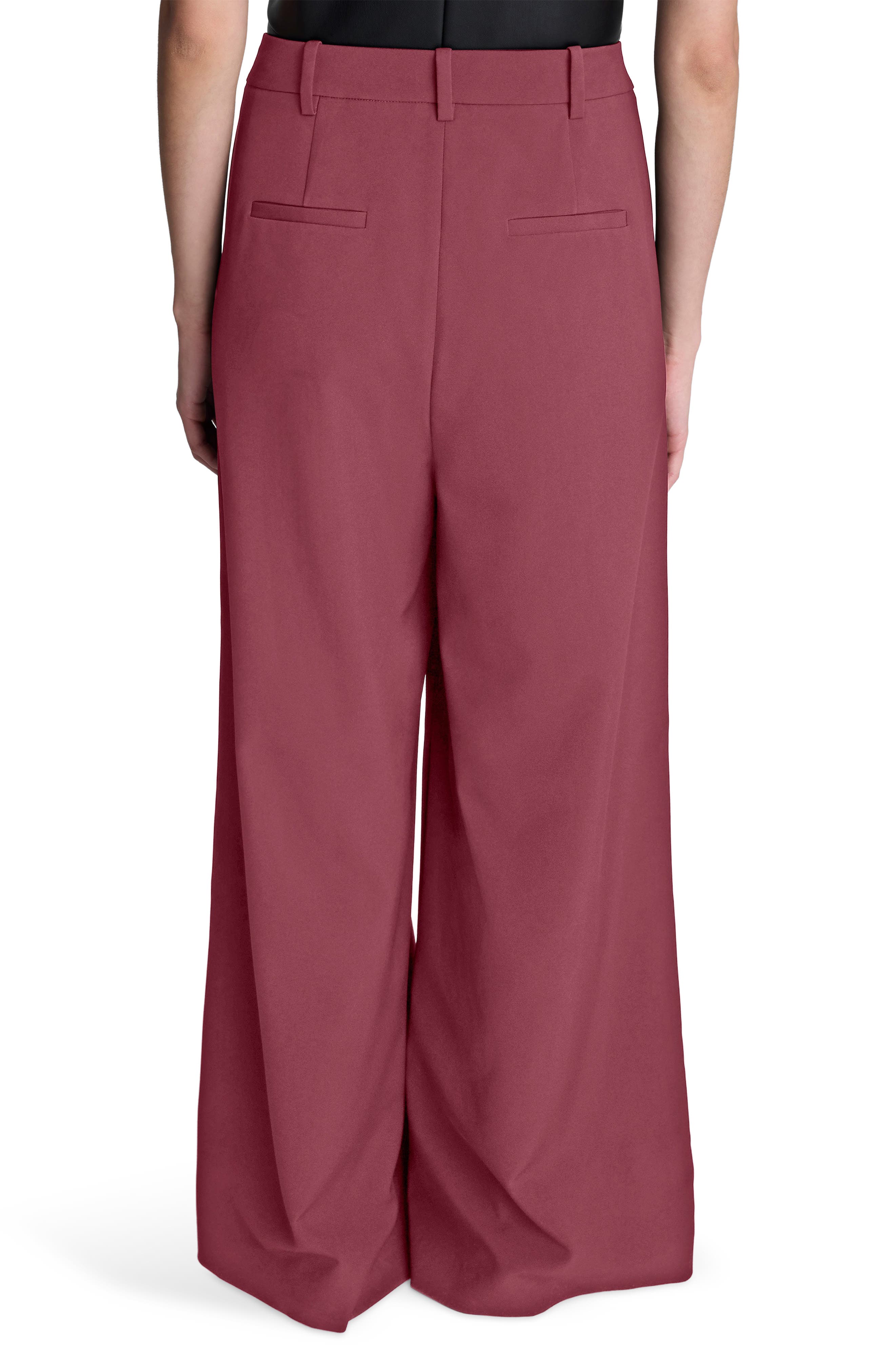 Inverted Pleat Wide Leg Pants - image 2