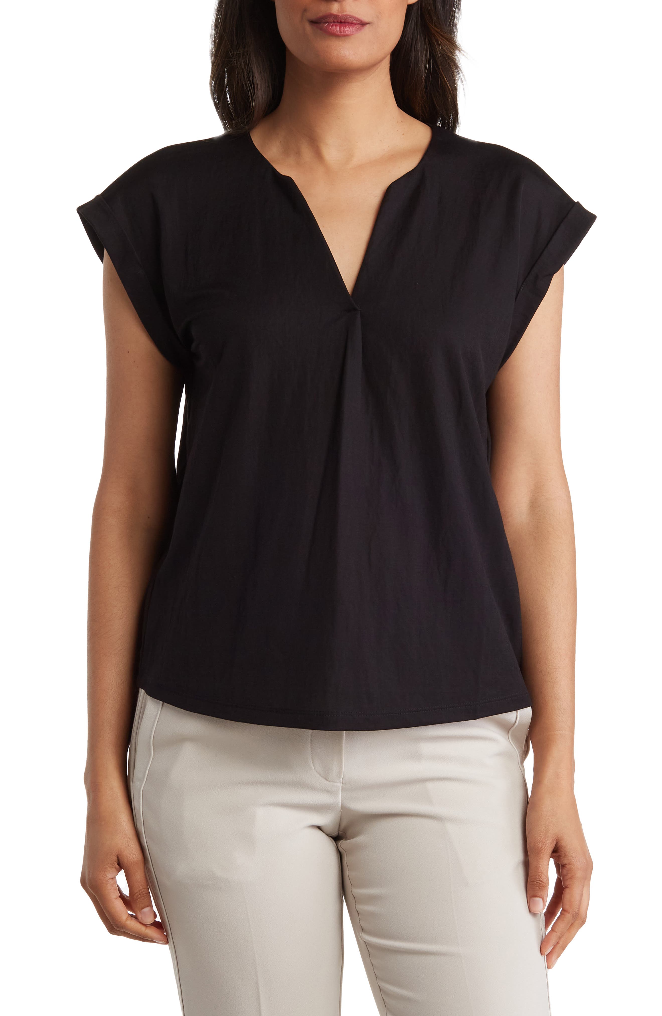 Bobeau Dolman Sleeve Piqué T-Shirt