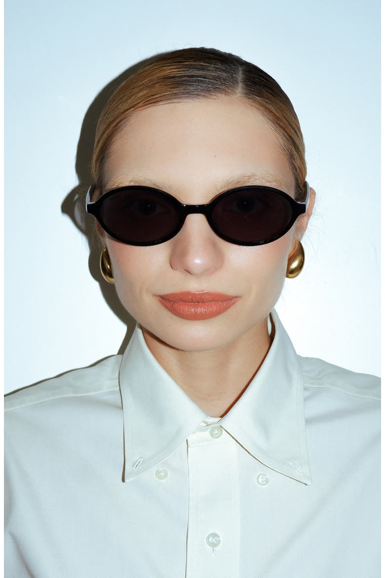 The Bessette Sunglasses, Alternate, color, Jett Black