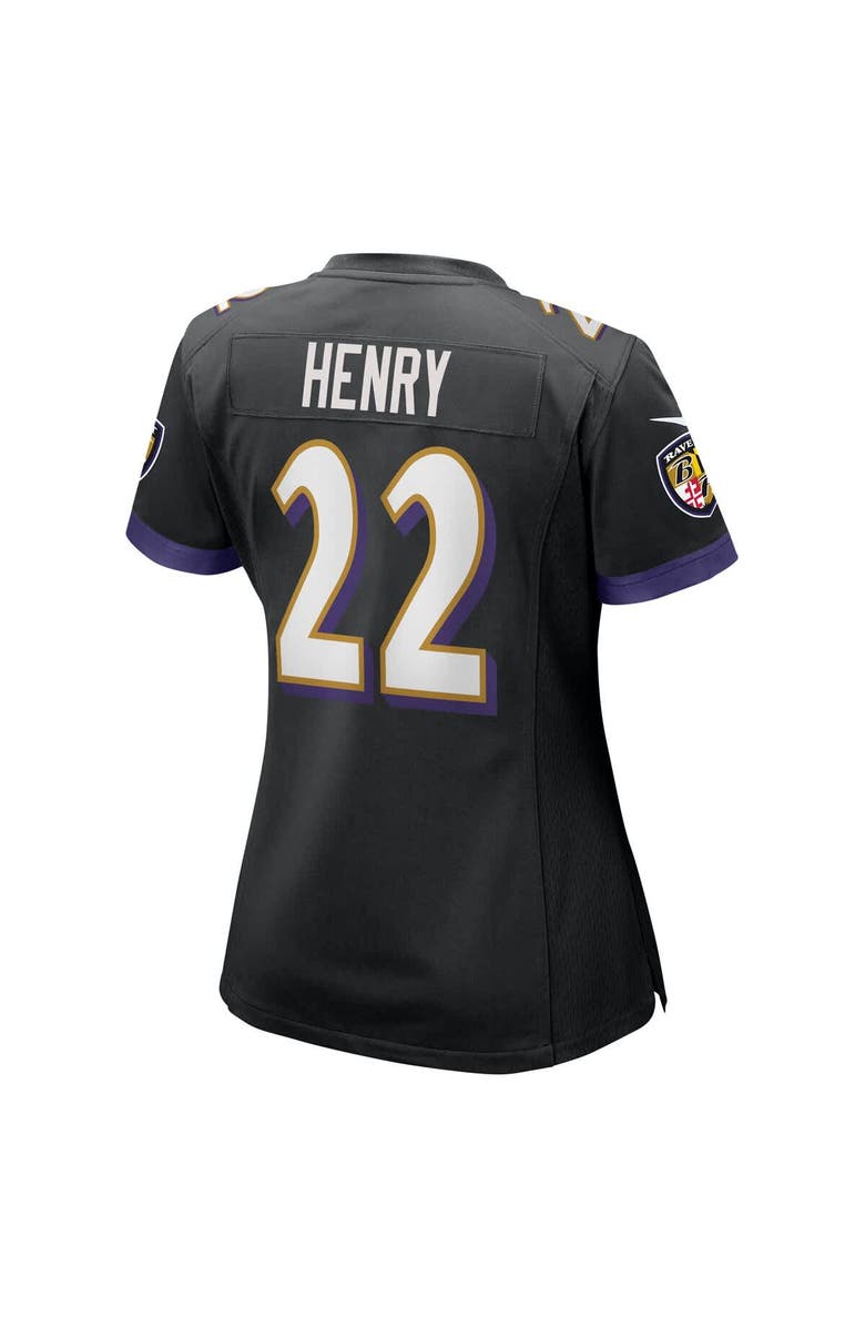 Nike Women's Nike Derrick Henry Black Baltimore Ravens Alternate Game Jersey, Alternate, color, 