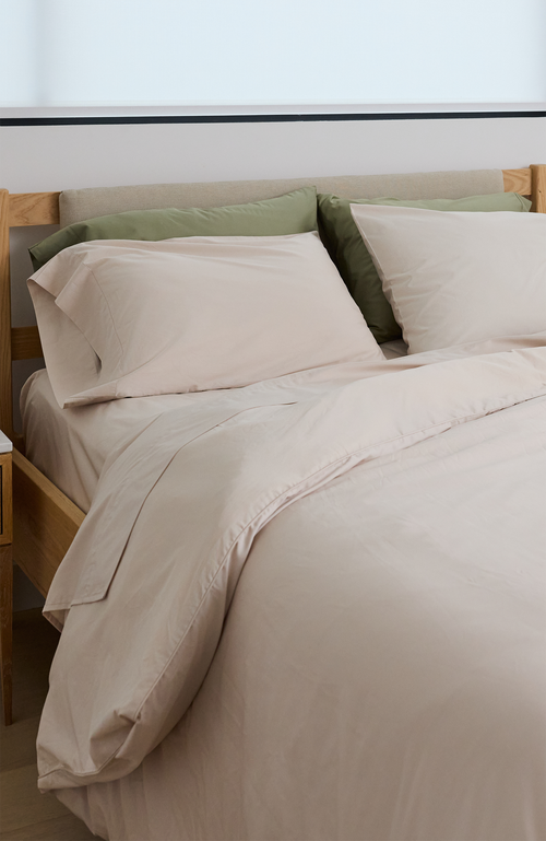 Slumber Cloud Performance Cotton Duvet Cover In Sand