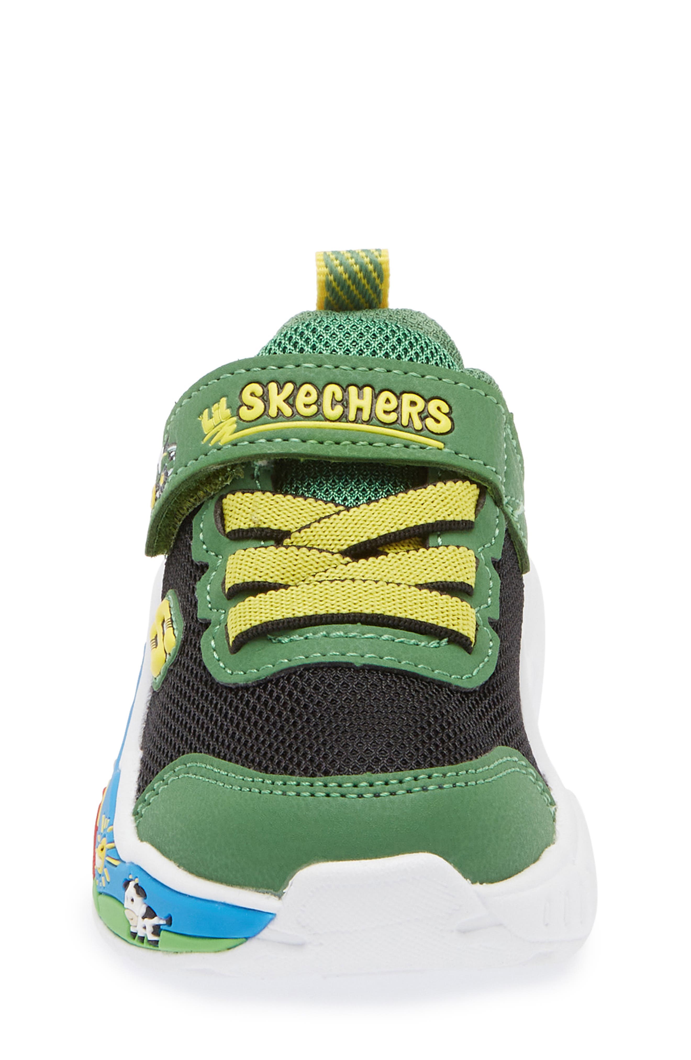 SKECHERS x John Deere Kids' Play Scene Sneaker, Alternate, color, Green/ Black