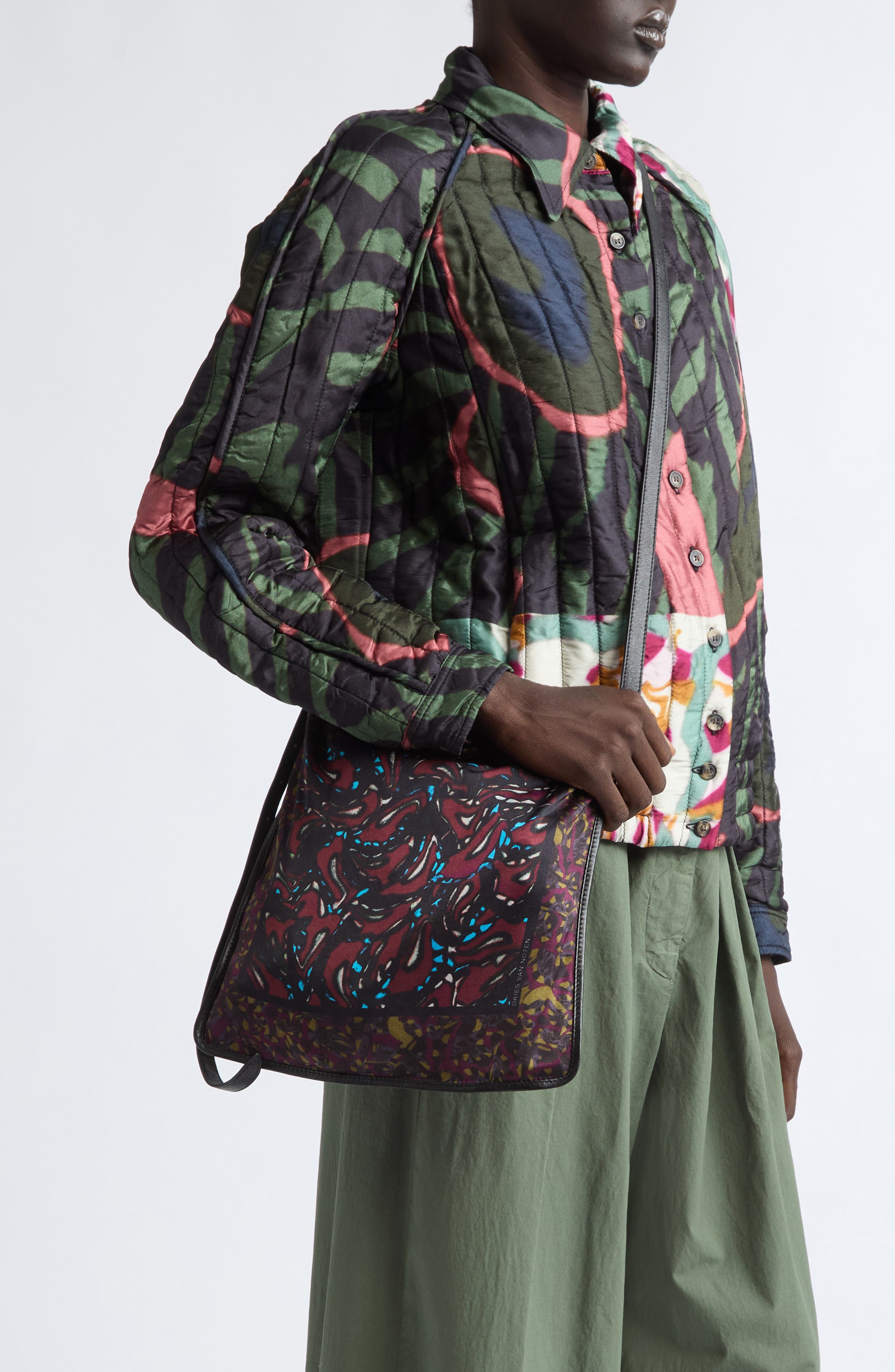 Crossbody Bag with Pouch, Alternate, color, RUST 701