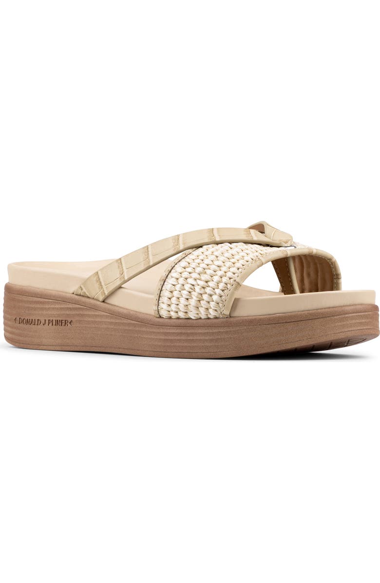 Donald Pliner Farrahst Platform Wedge Sandal, Main, color, Almond