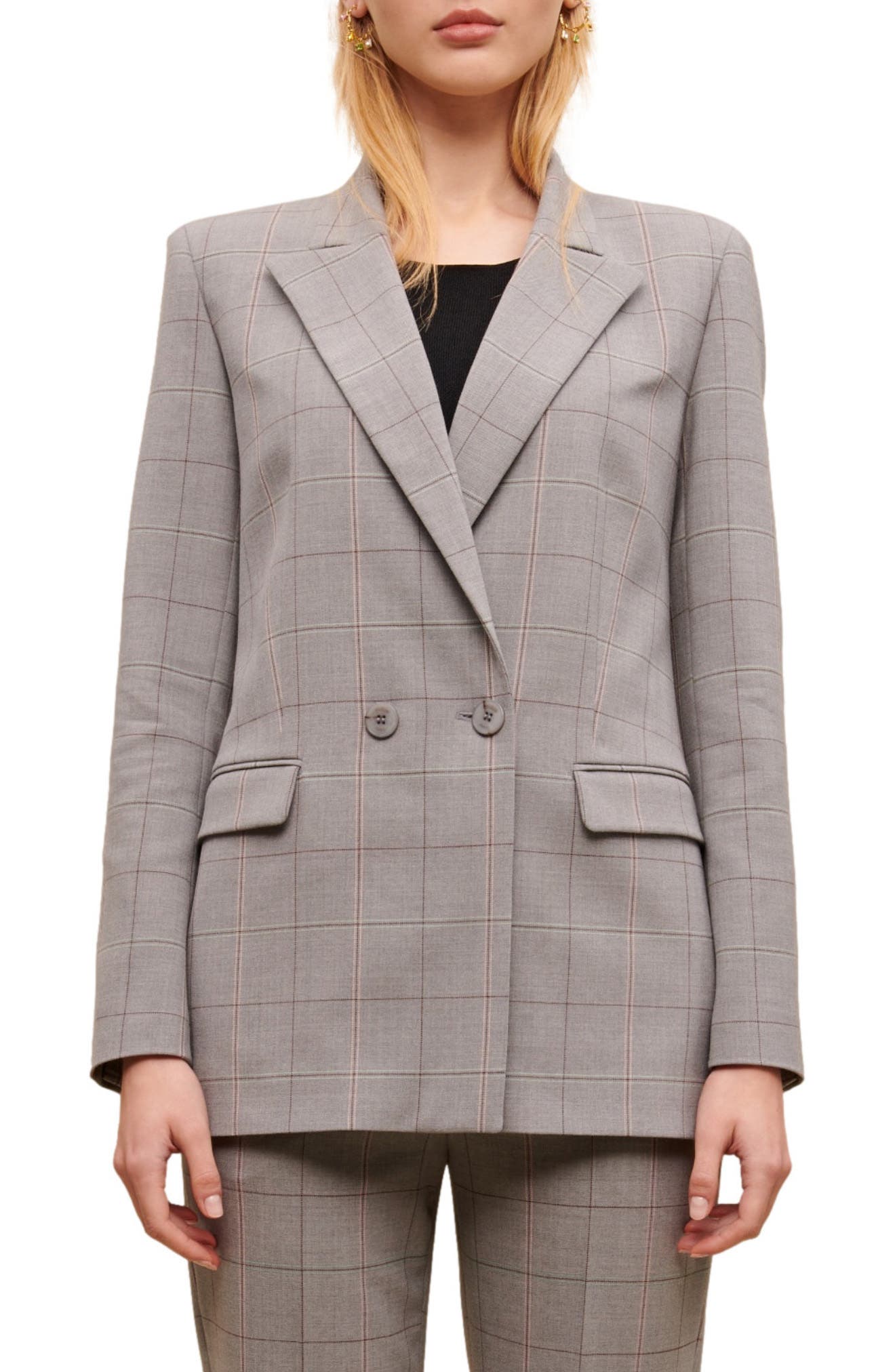 maje Varreau Wool Blend Blazer