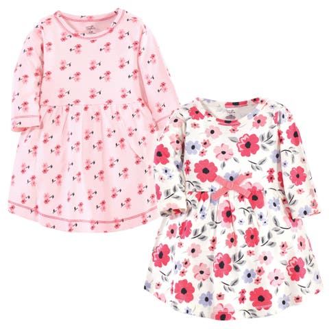 2Pk Long Sleeve Organic Dresses