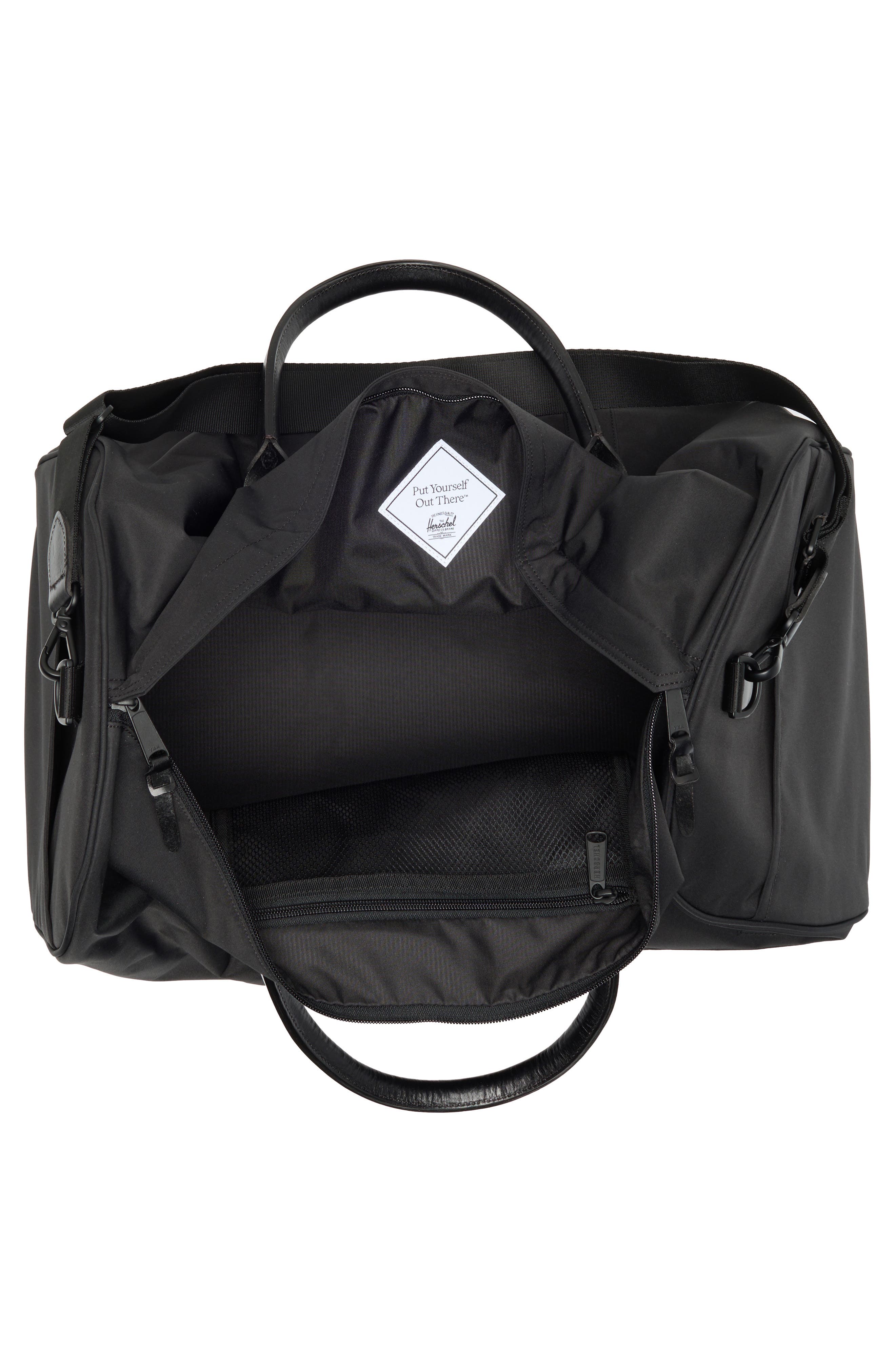Herschel Supply Co. Novel Premium Duffle Bag, Alternate, color, Black
