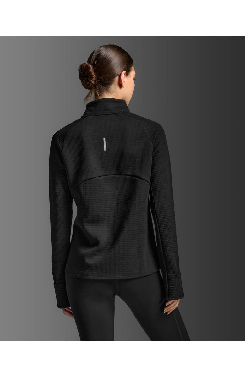 2XU Women's Ignition Haptic 1/4 Zip, Alternate, color, Black/Silver Reflective