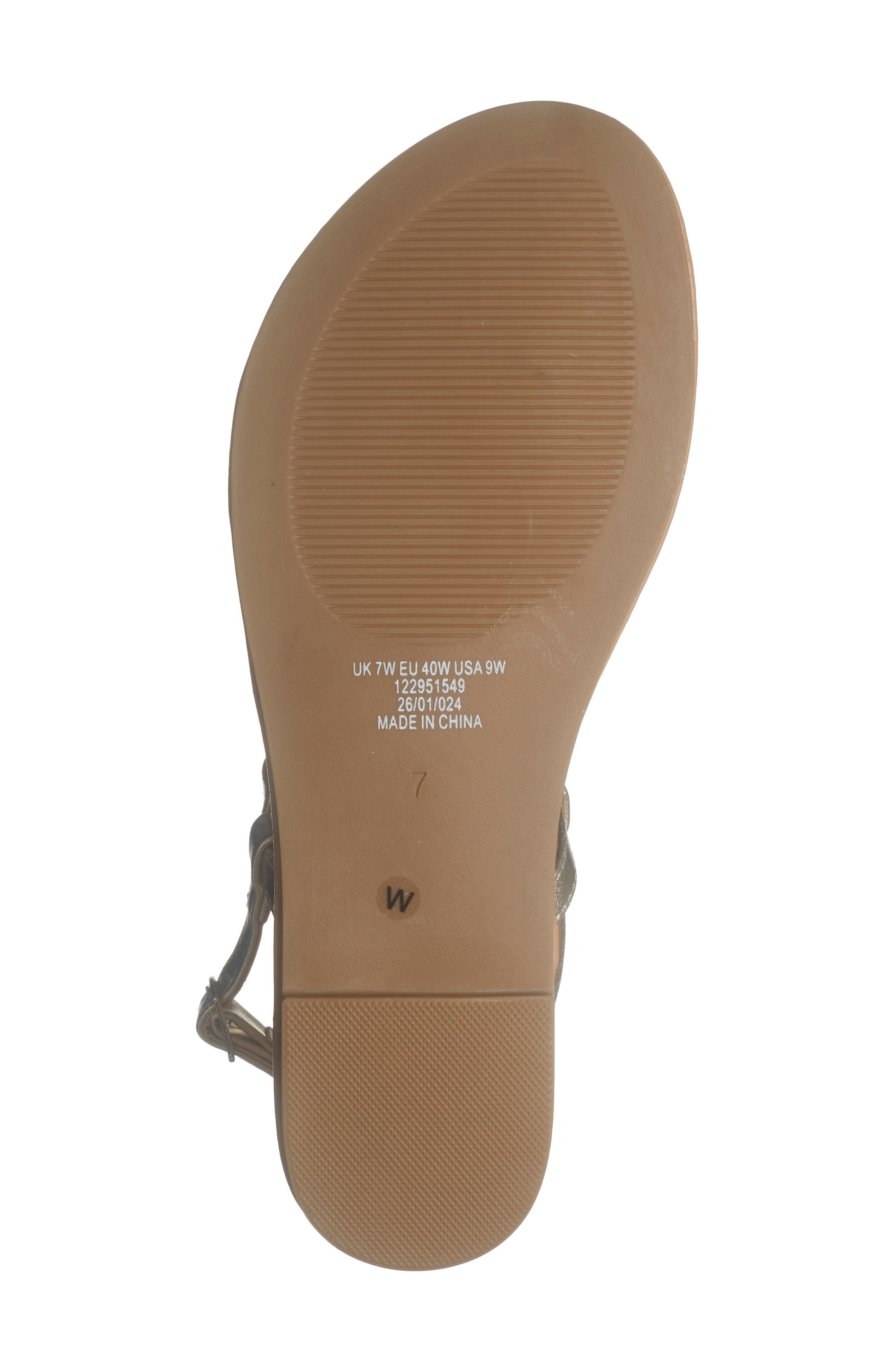 ASOS DESIGN Fortune Hardware Sandal, Alternate, color, 