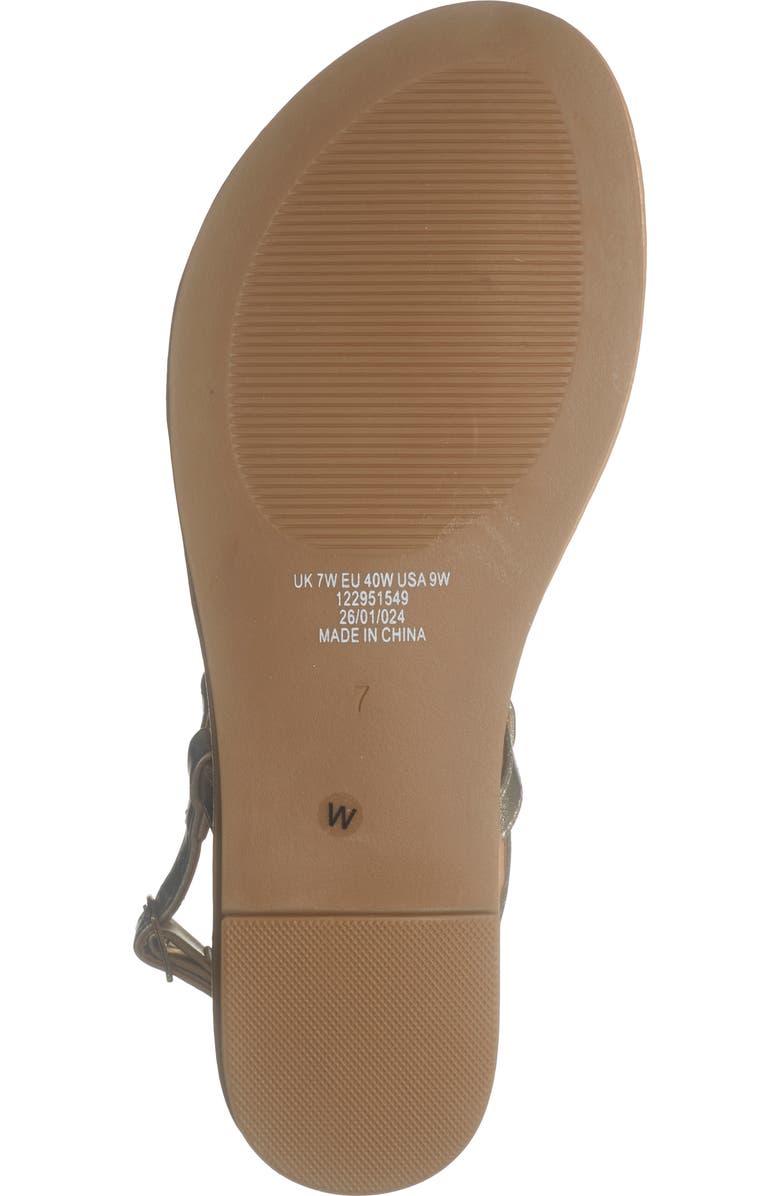 ASOS DESIGN Fortune Hardware Sandal, Alternate, color,