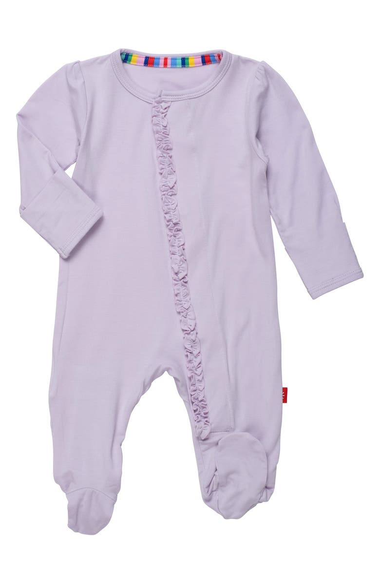 Magnetic Me Wisteria Ruffle Magnetic Footie, Main, color,