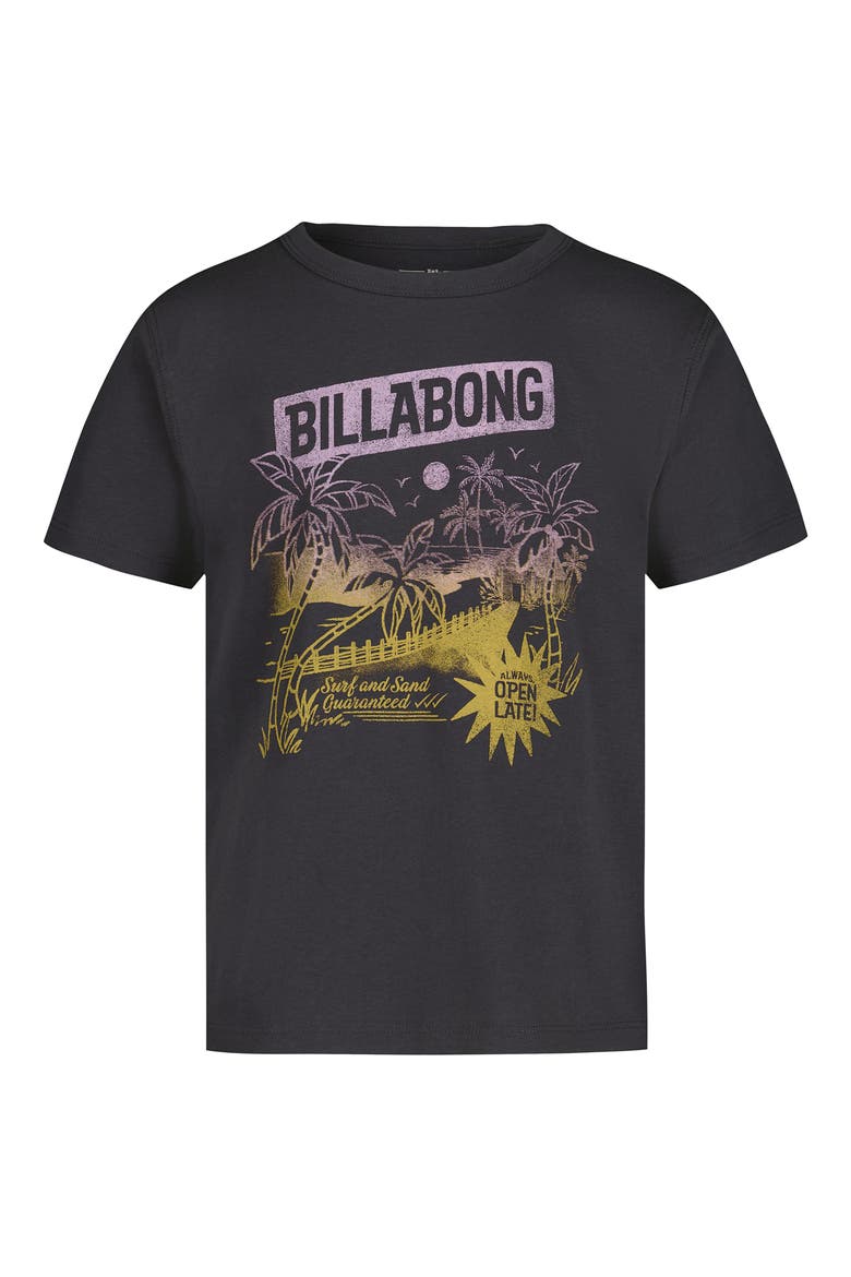 Kids' Open Late Graphic T-Shirt, Main, color, BLACK SANDS