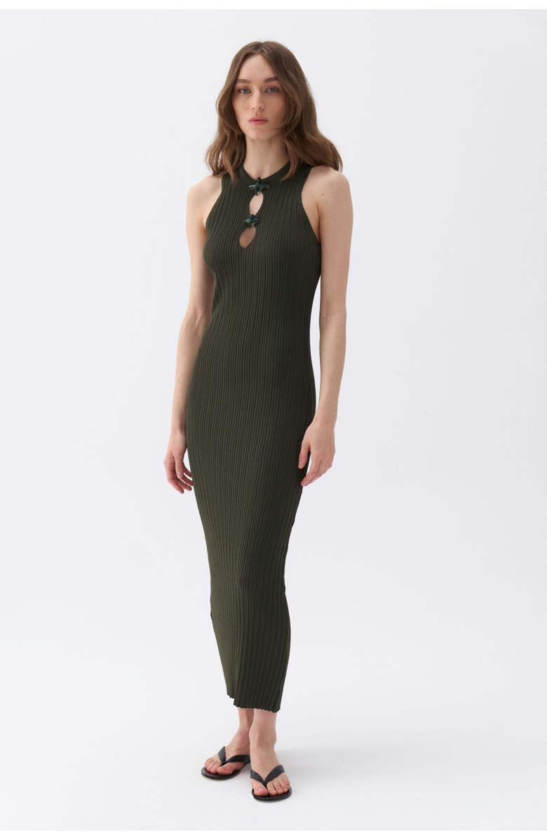 Nocturne Cut-Out Knit Dress, Alternate, color, 