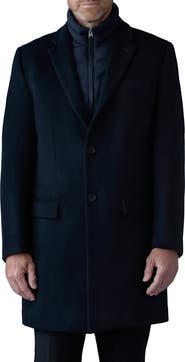 Mackage Skai-SLB Virgin Wool Coat with Removable Down Bib