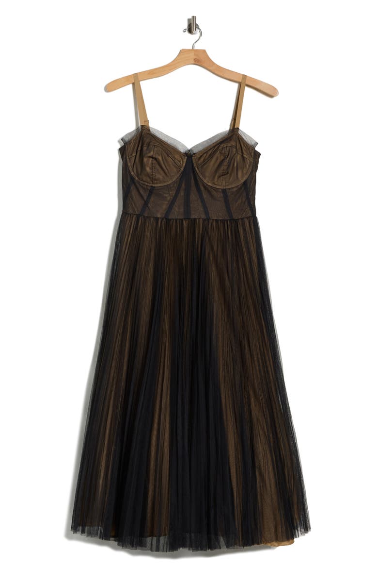 Charley Dress, Alternate, color, BLACK/ TAN