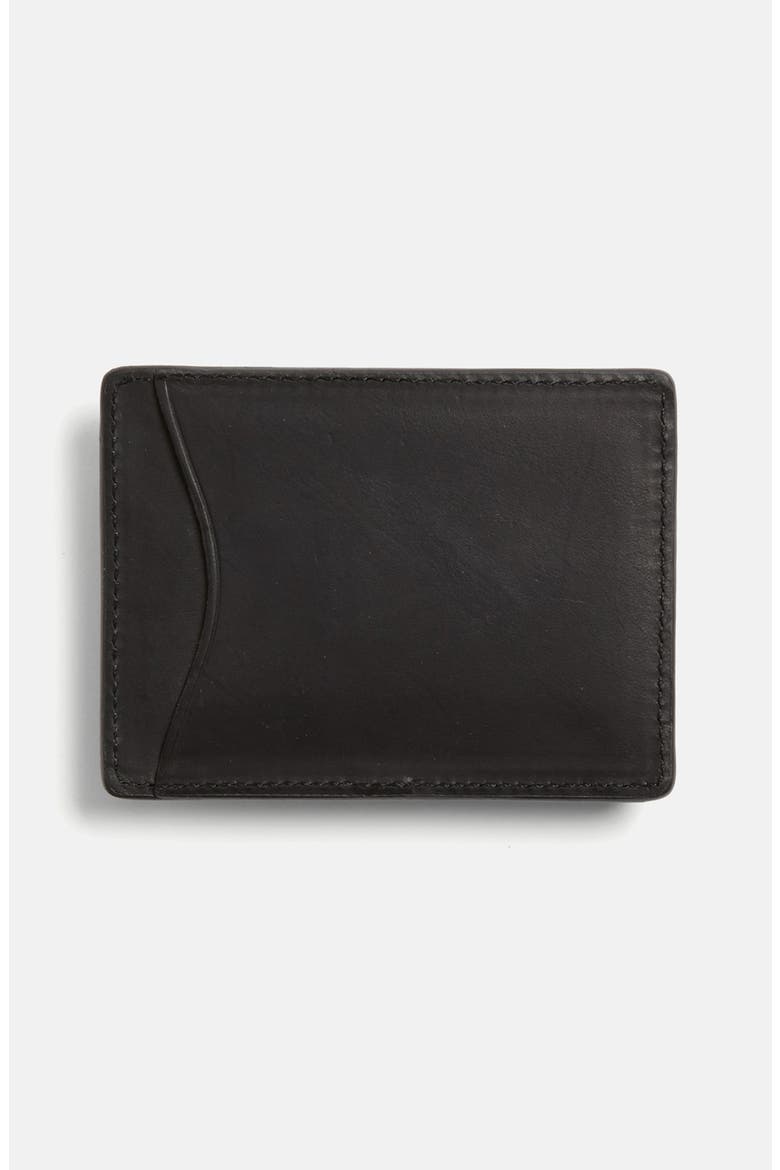 Leather Card Case, Alternate, color, BLACK