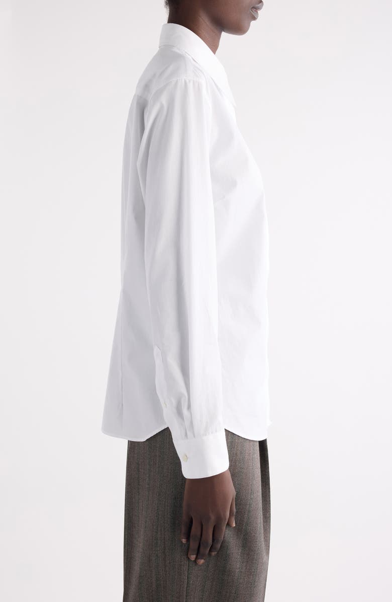 Dries Van Noten Cho Button-Up Shirt, Alternate, color, White
