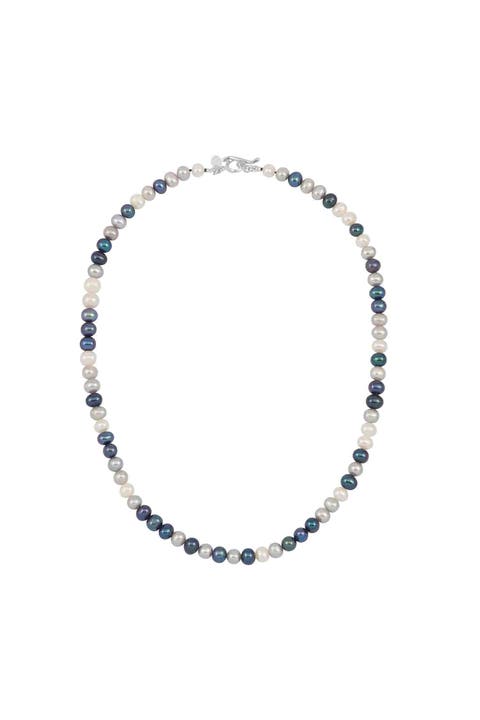 Men's Mixed Freshwater Pearl Necklace