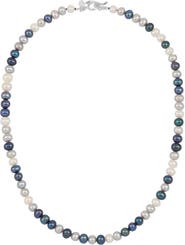 Dower & Hall Men's Mixed Freshwater Pearl Necklace