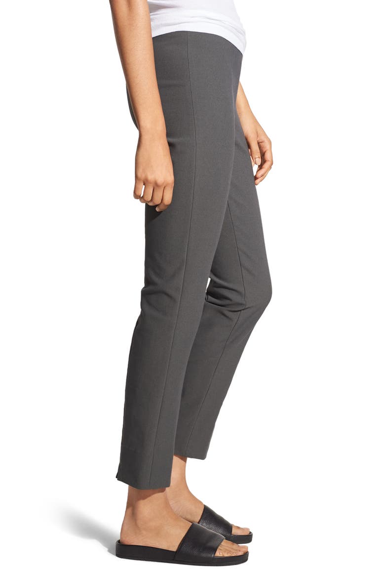 Bobbi Mid Rise Stitch Front Seam Leggings, Alternate, color, DARK GREY