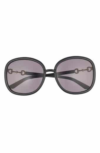 Gucci 60mm Pillow Sunglasses