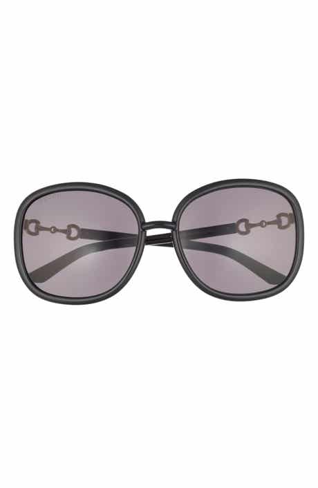 Gucci 60mm Pillow Sunglasses