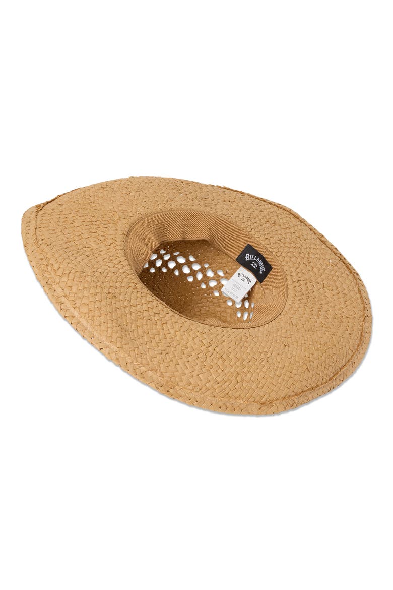 Wild Waves Straw Cowboy Hat, Alternate, color, NATURAL