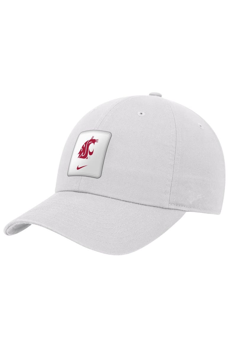 Men's Nike White Washington State Cougars 2026 On-Field Club Adjustable Hat, Main, color, White