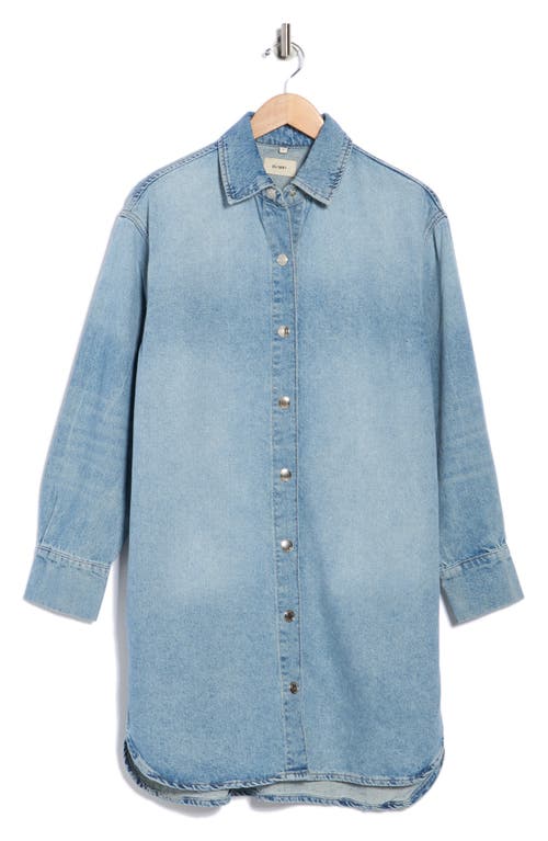 Dl1961 Faye Long Sleeve Denim Dress In Blue