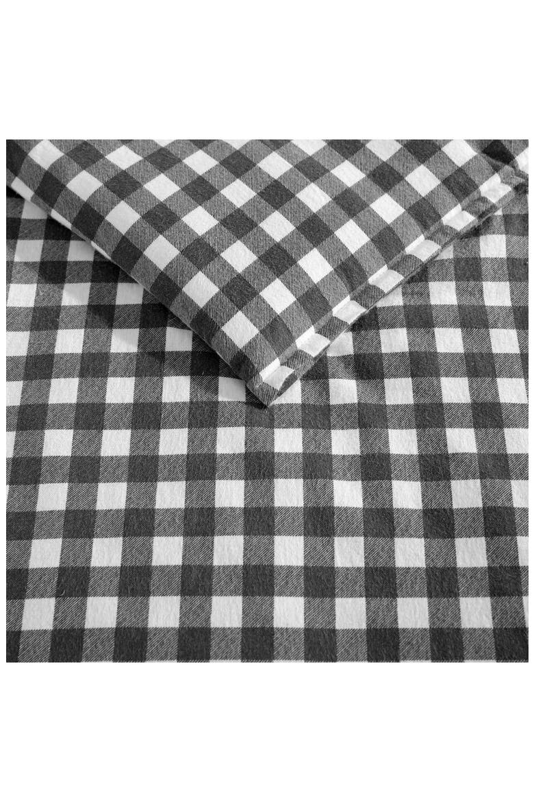 Preston Plaid Duvet Cover & Sham Set, Alternate, color, GREY