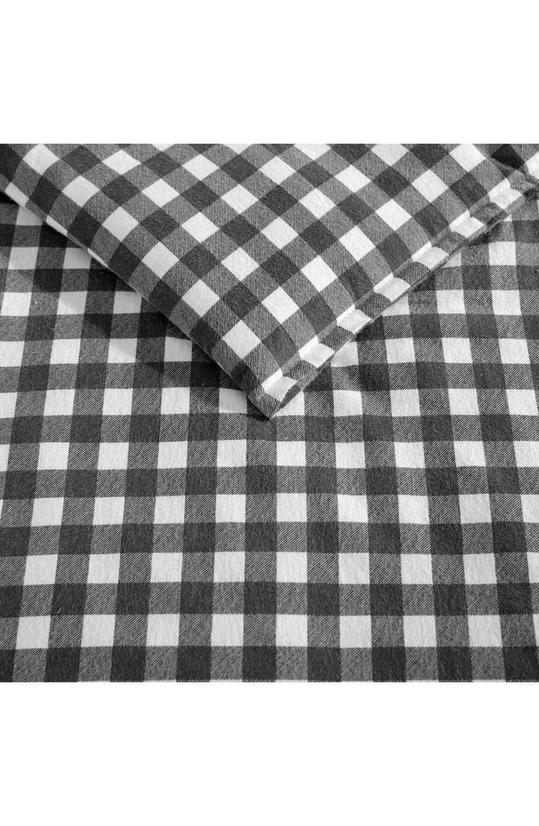 Eddie Bauer Preston Plaid Duvet Cover & Sham Set, Alternate, color, Grey