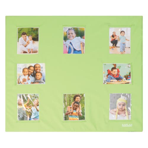 Kaplan Early Learning Company Infant Photo Mat In Green