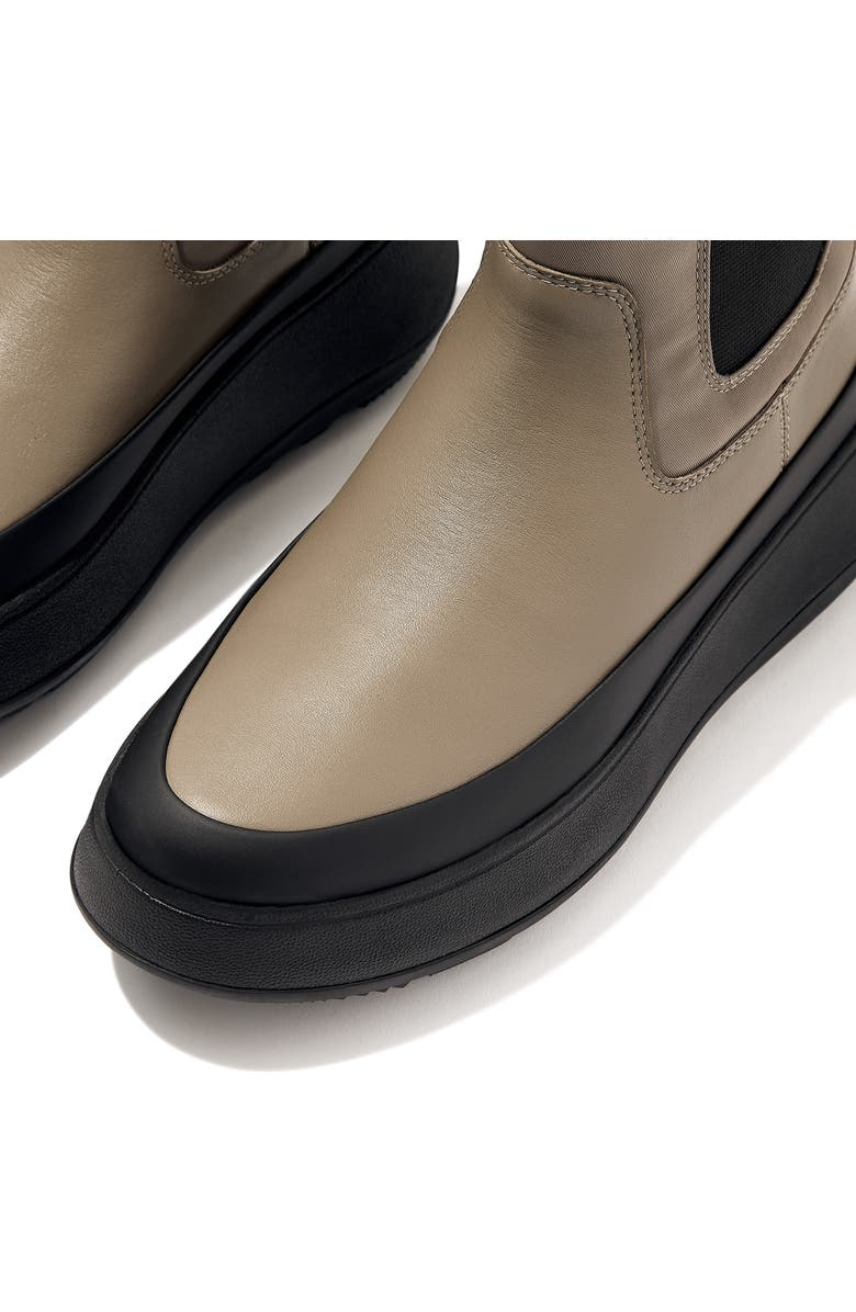 FitFlop F-Mode Water-Resistant Platform Chelsea Boot, Alternate, color,