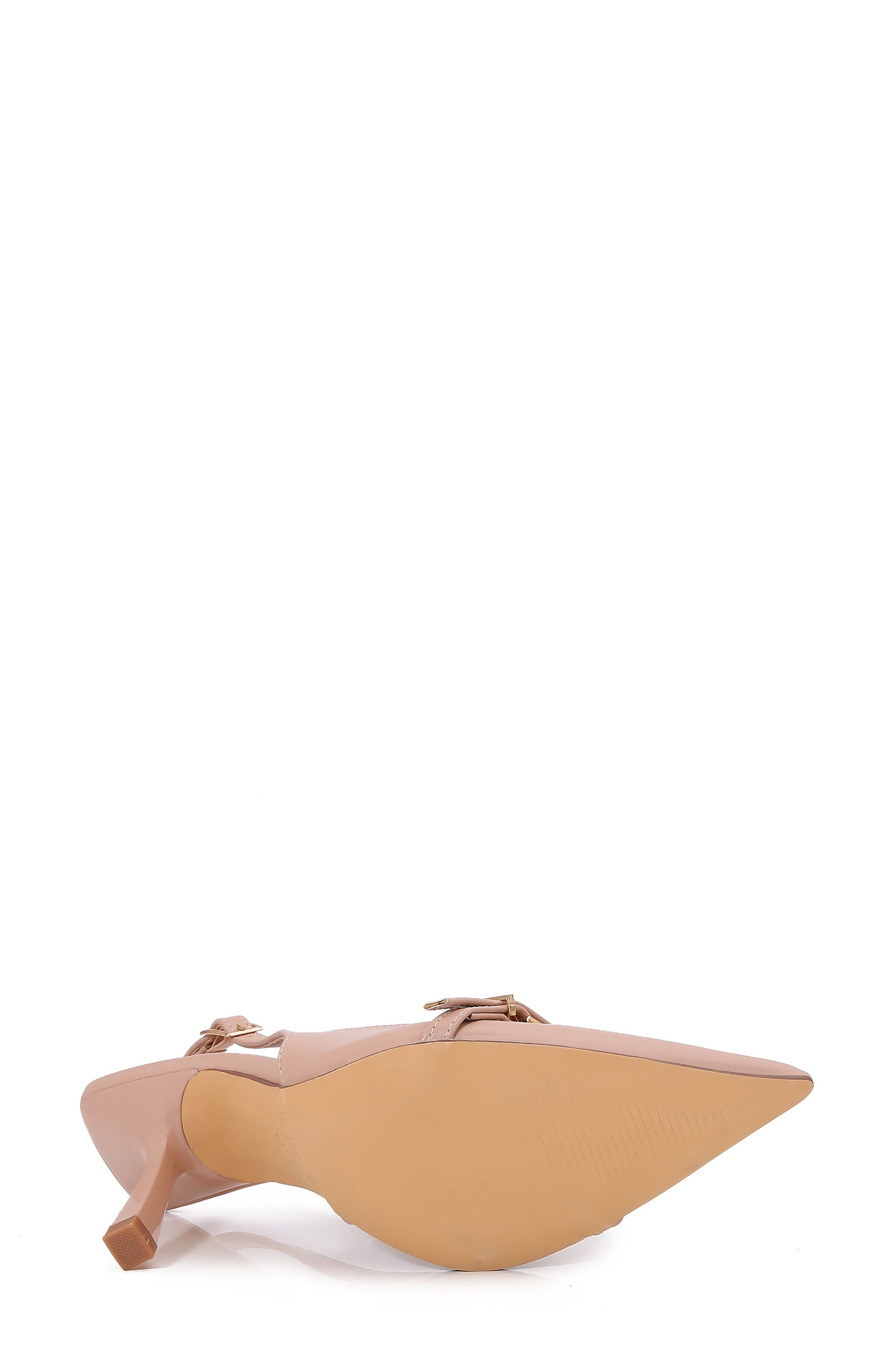 BERNESS Coraline Pointed Toe Slingback Pump, Alternate, color, Beige